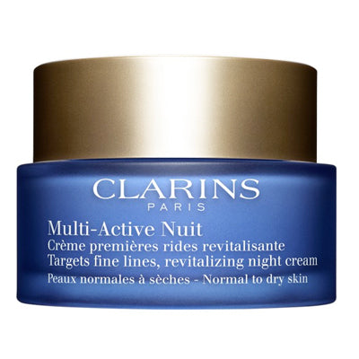Clarins Multi-Active Nuit Crème Premières Rides Revitalitsante, soin nuit