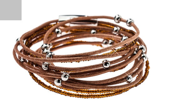 Stella Green Manchette Double Tour Cuir, Armbänder, Ansicht 7