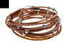 Stella Green Manchette Double Tour Cuir, bracelets