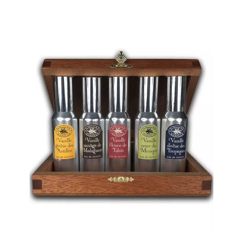 Gift Set Wood Prestige 5 Vanilles