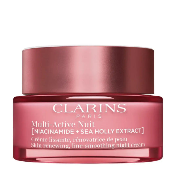 CLARINS Multi-Active Nuit Crème Lissante, Rénovatrice de Peau, Nachtpflege