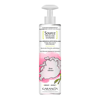 Garancia Source Micellaire Enchantée Rose D'Antan, démaquillant & nettoyant visage