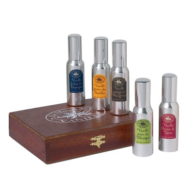La Maison de la Vanille Coffret Bois Prestige Les 5 Vanilles, Geschenkset, dritte Ansicht