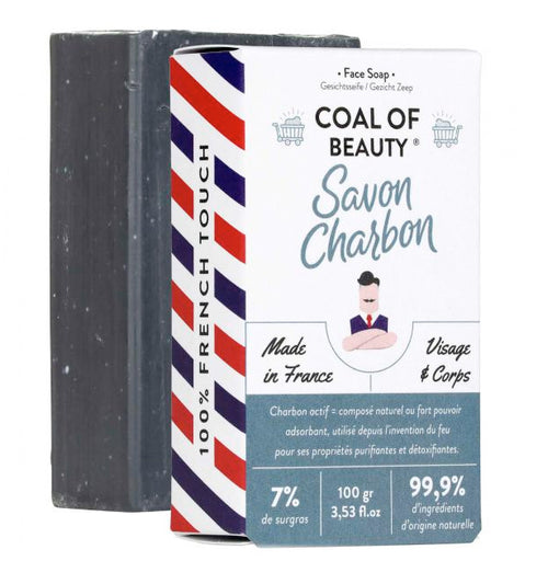 Monsieur Barbier Black Edition Savon Visage Purifiant Surgras & Naturel Coal Of Beauty, Rasurpflege
