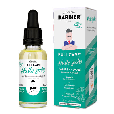 Monsieur Barbier Huile Barbe & Cheveux BIO, Rasurpflege