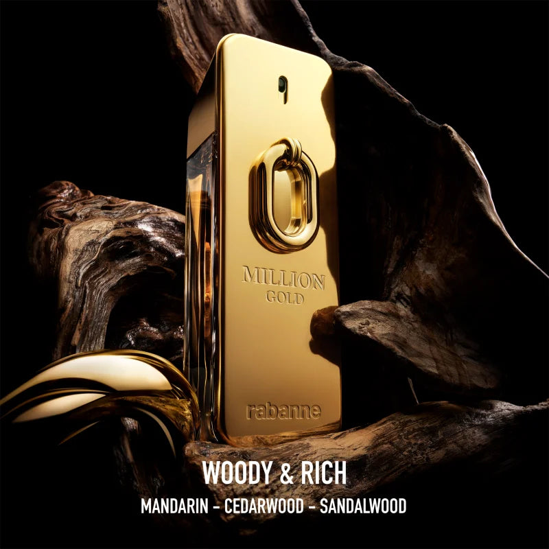 Paco Rabanne Million Gold, parfum homme, visuel 6