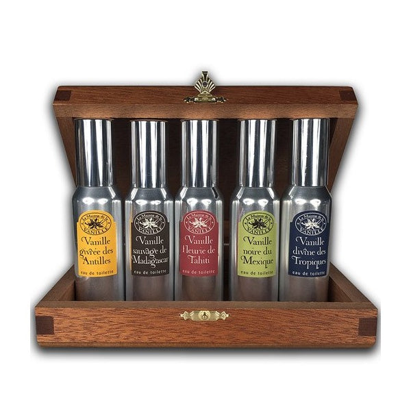 La Maison de la Vanille Coffret Bois Prestige Les 5 Vanilles, Geschenkset, zweite Ansicht