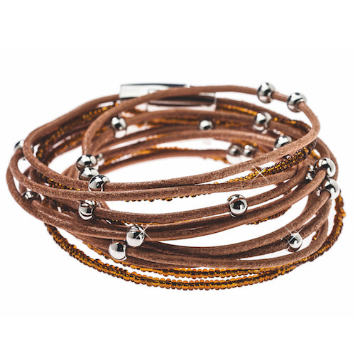 Stella Green Manchette Double Tour Cuir, Armbänder, zweite Ansicht