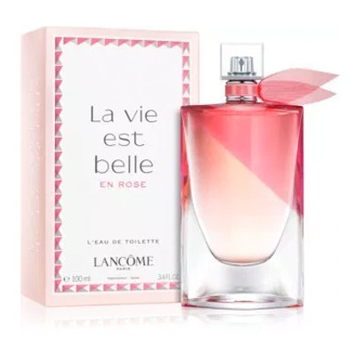 Lancôme La Vie est Belle en Rose Eau de Toiellette 100 ml pas cher – les  parfums Lancome les moins cher et à prix discount sur la suisse